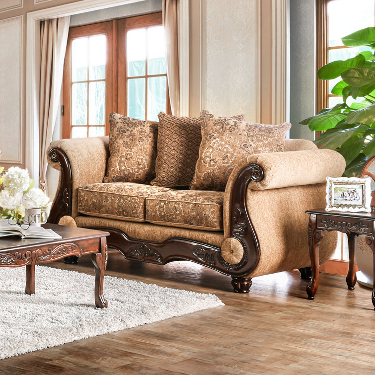 Lark Manor Kinston 73 Upholstered Loveseat Reviews Wayfair